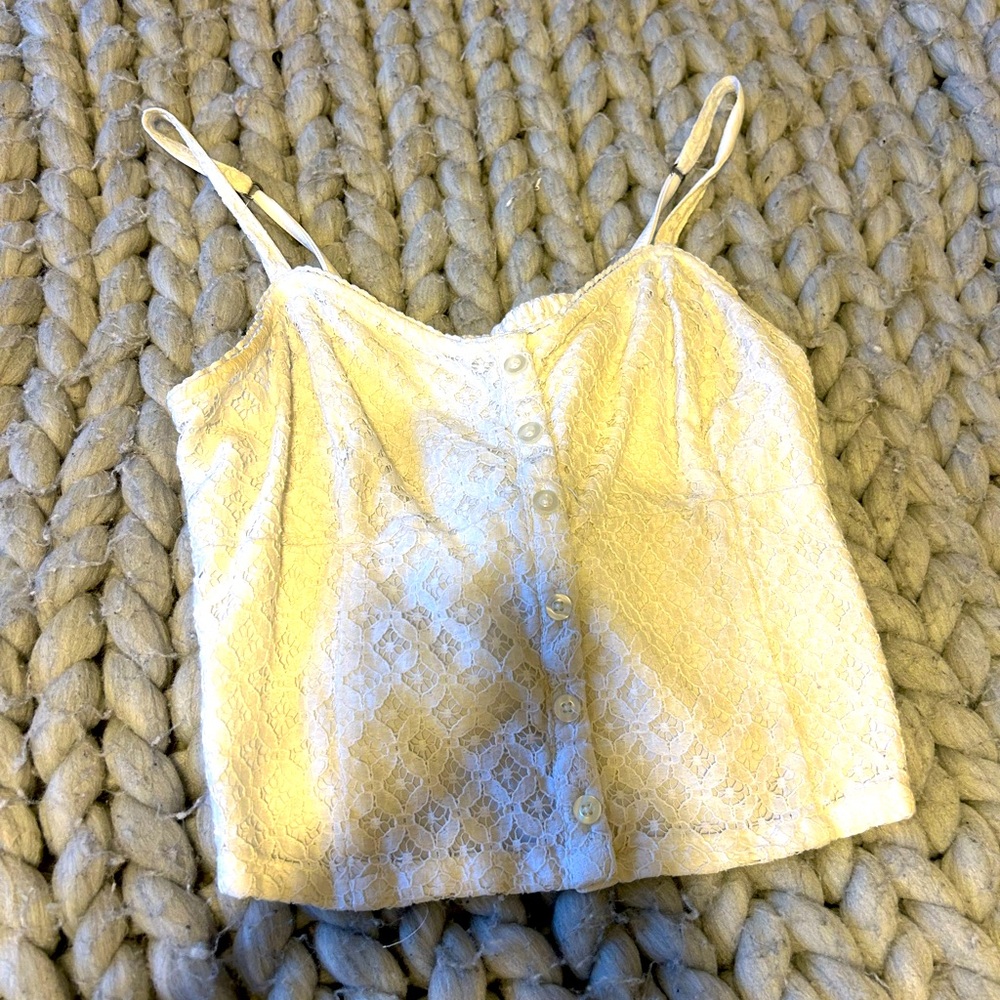 Lace cami tank top from hollister!